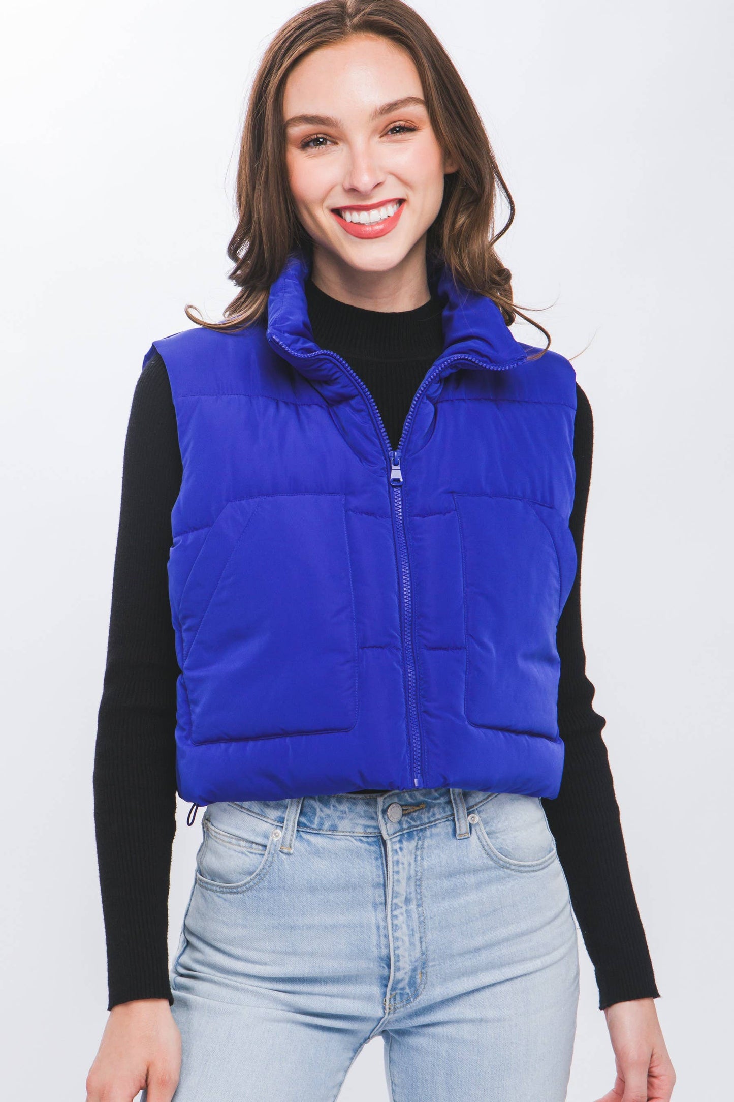Puffer Vest With Pockets
