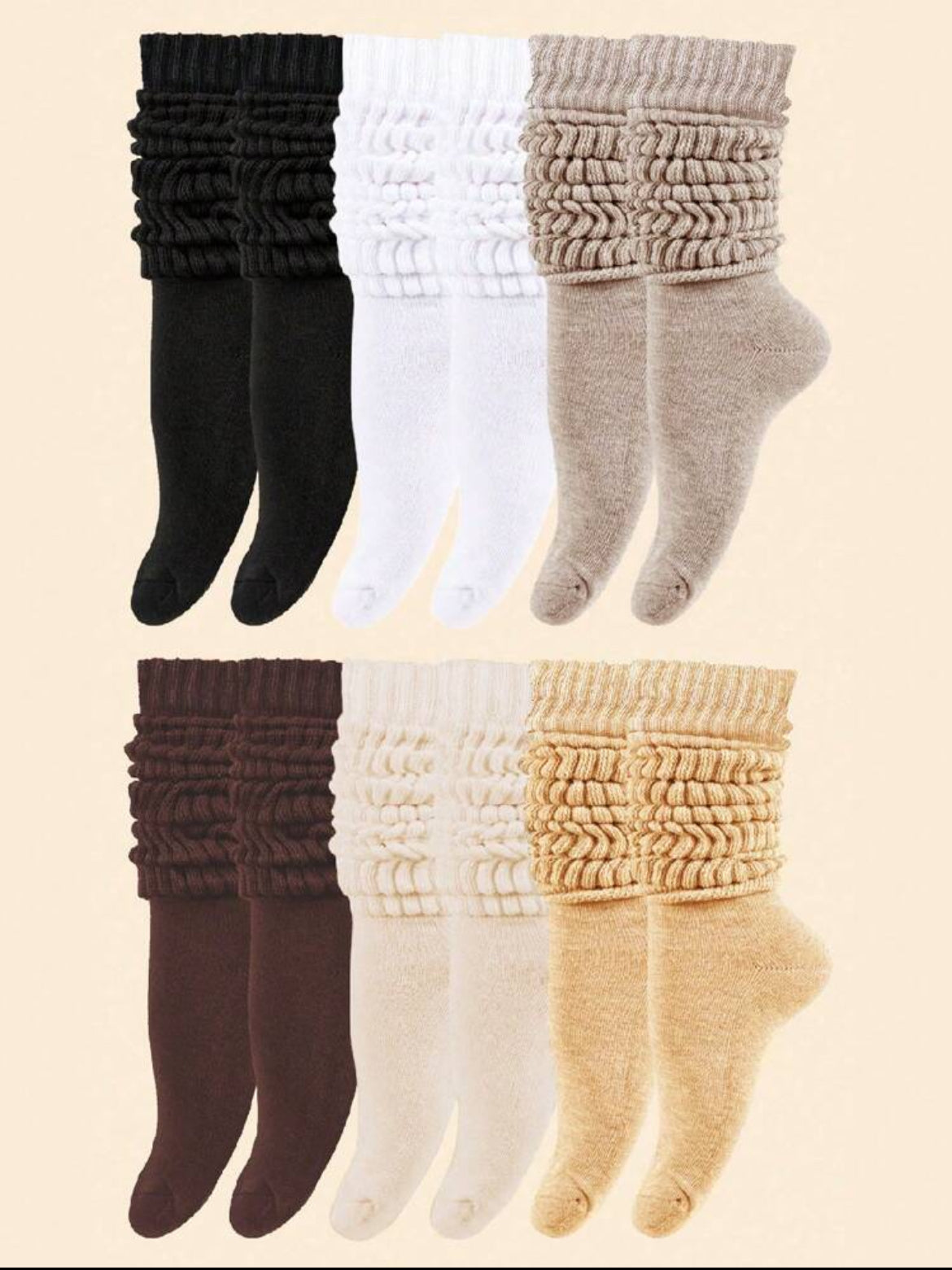 Scrunchie socks
