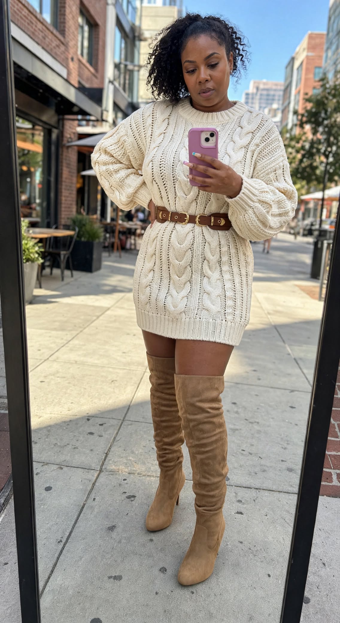 Naomi thigh High Boots