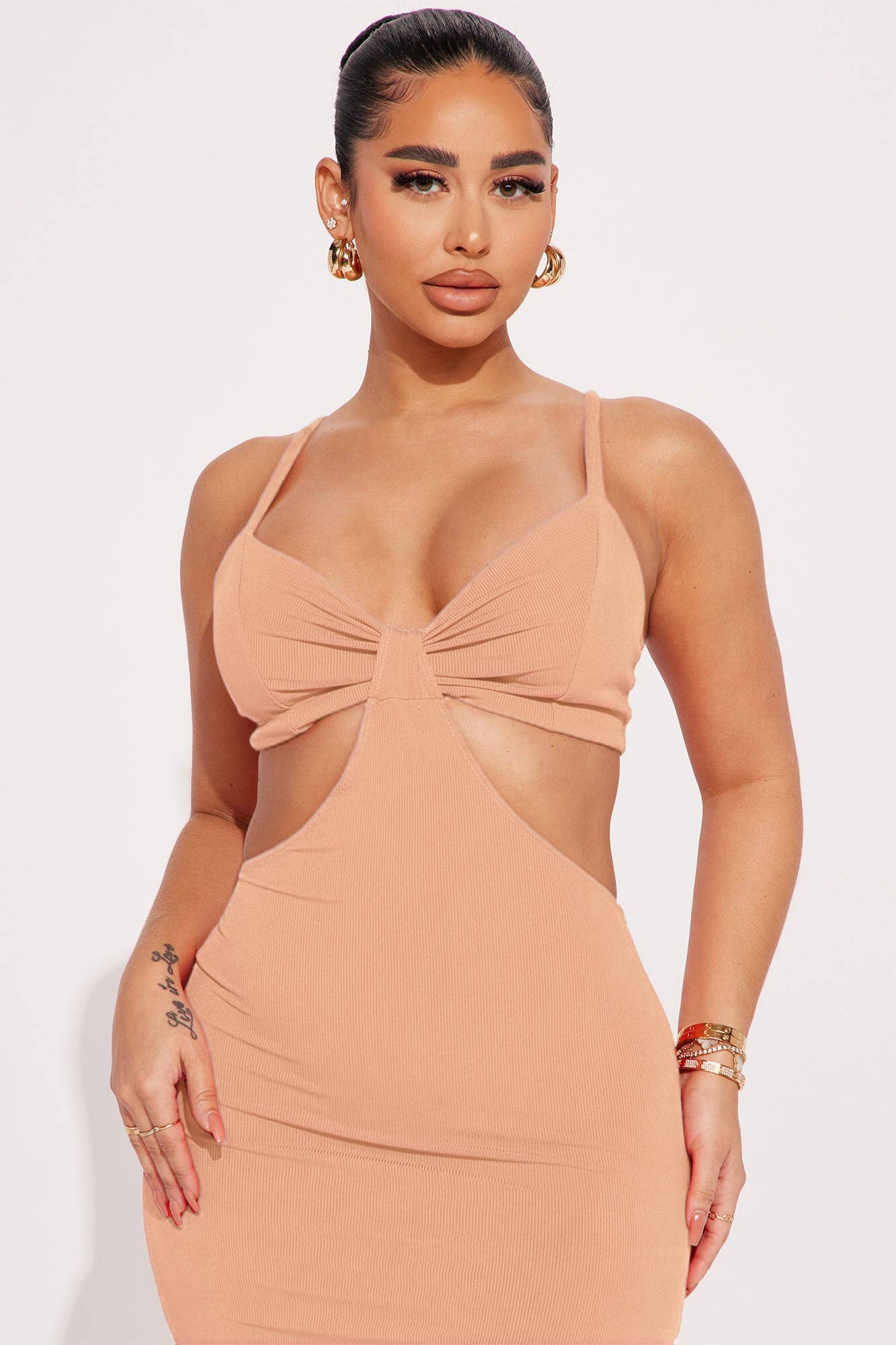 CUTOUT MAXI DRESS
