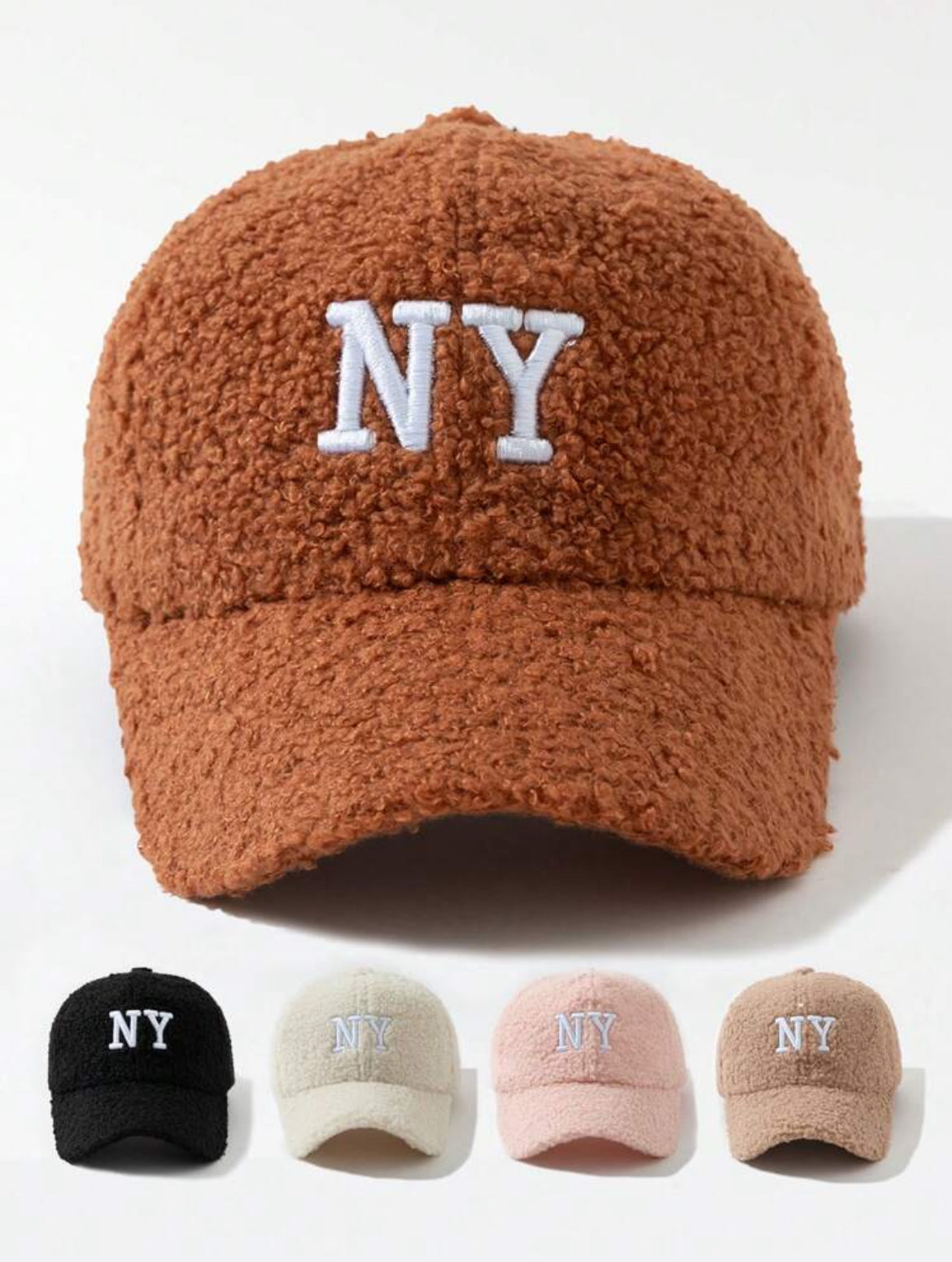 Fleece teddy ny hat