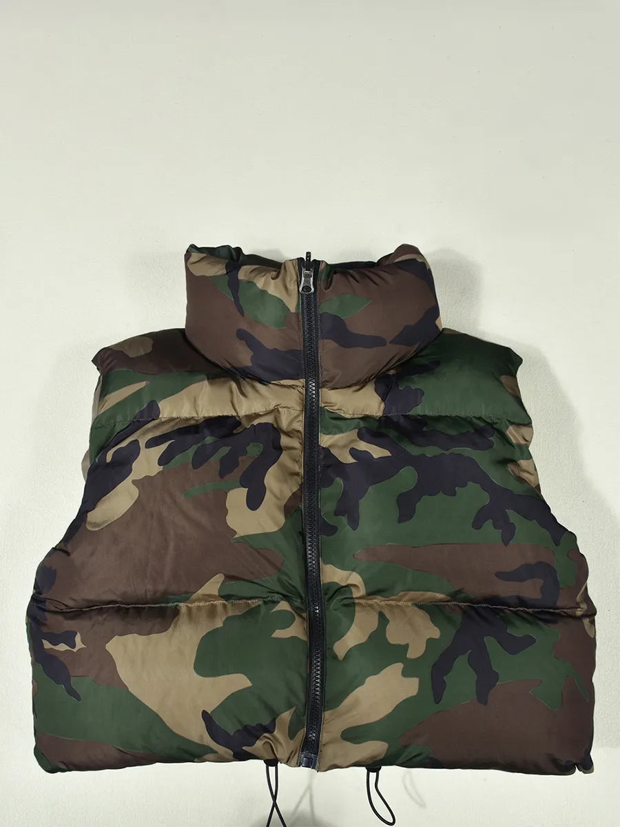 Camouflage Puffer Vest