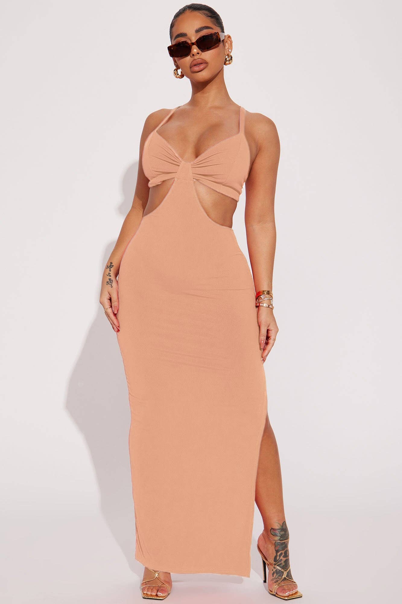 CUTOUT MAXI DRESS